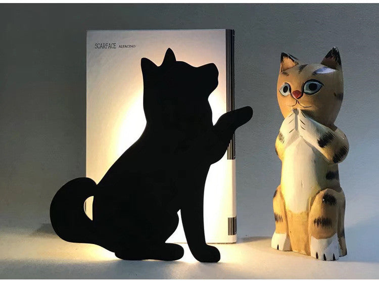 LED Animal Night Light – Dog & Cat Smart Sound Sensor Lamp for Kids & Home