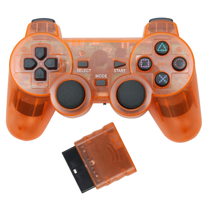 Wireless PS2/PC Controller 2.4G – Universal Gamepad with Snowflake Key Design
