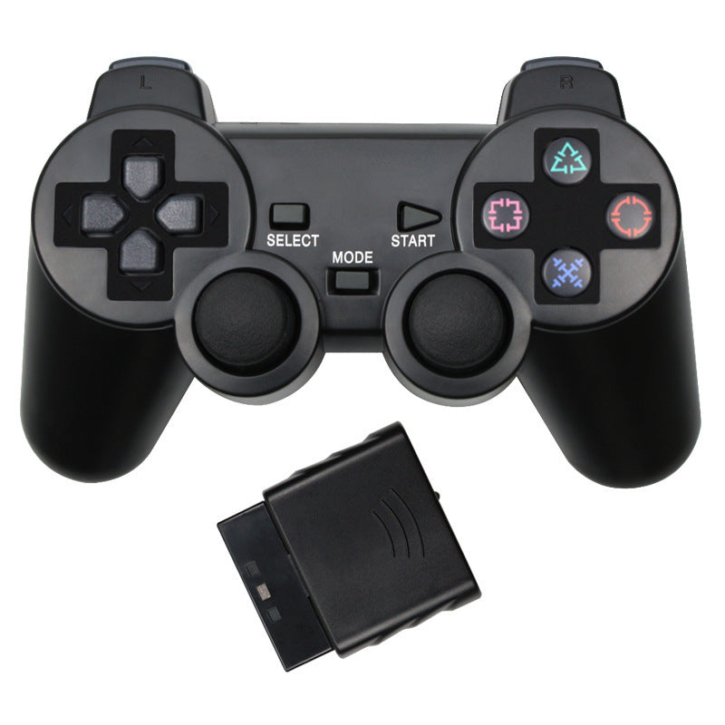 Wireless PS2/PC Controller 2.4G – Universal Gamepad with Snowflake Key Design