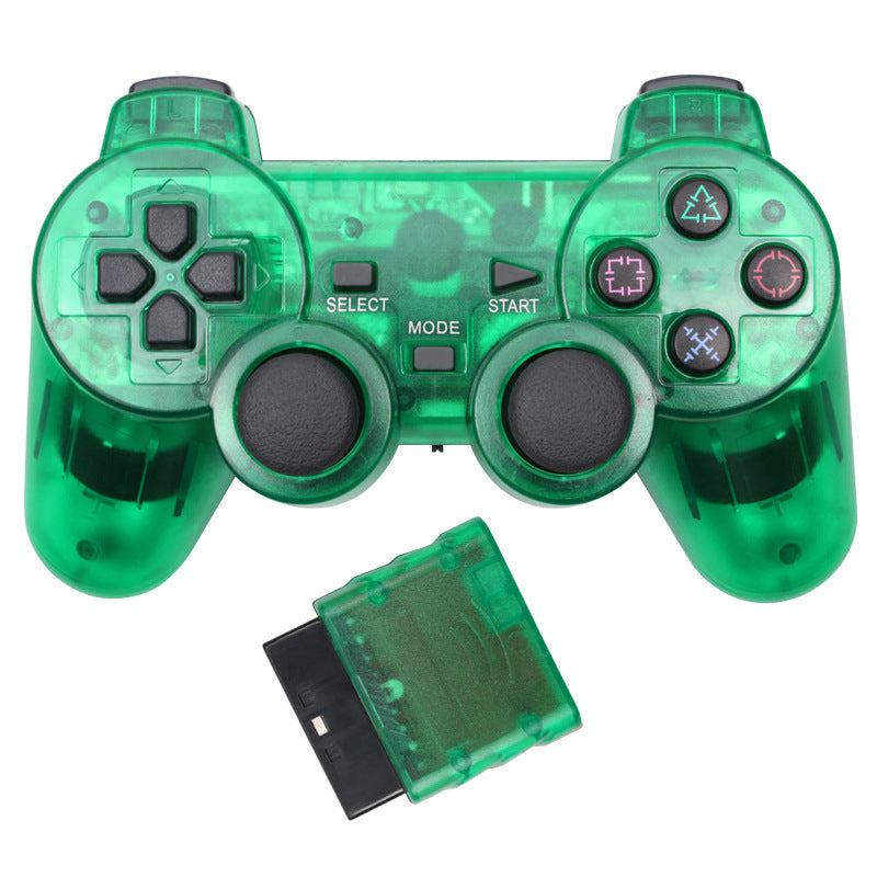 Wireless PS2/PC Controller 2.4G – Universal Gamepad with Snowflake Key Design