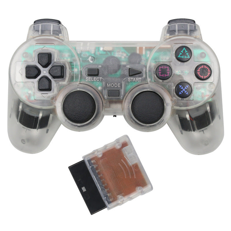 Wireless PS2/PC Controller 2.4G – Universal Gamepad with Snowflake Key Design