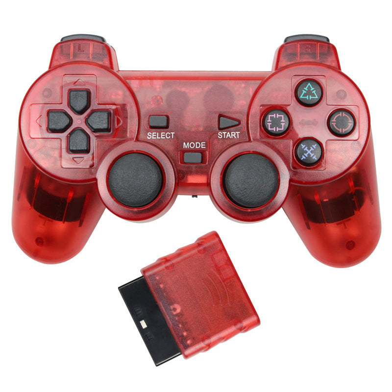 Wireless PS2/PC Controller 2.4G – Universal Gamepad with Snowflake Key Design