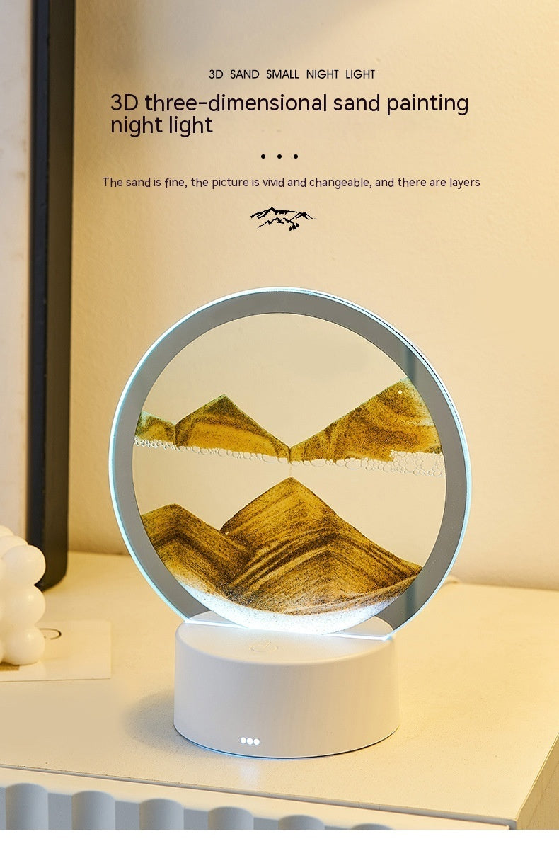 Creative Quicksand Lamp – Decorative LED Lamp for Home & Office