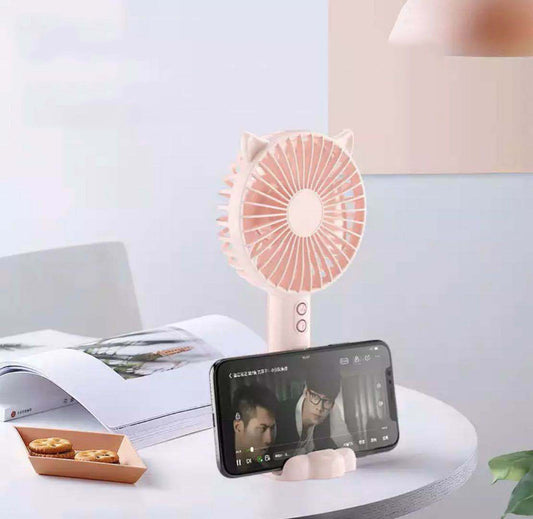 Portable Mini Fan – USB Rechargeable Handheld Fan for Home, Office & Travel