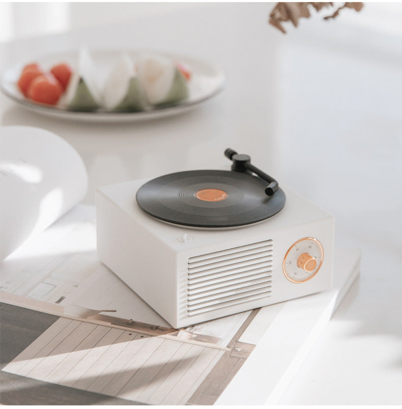 Wireless Mini Retro Phonograph – Portable Bluetooth Speaker