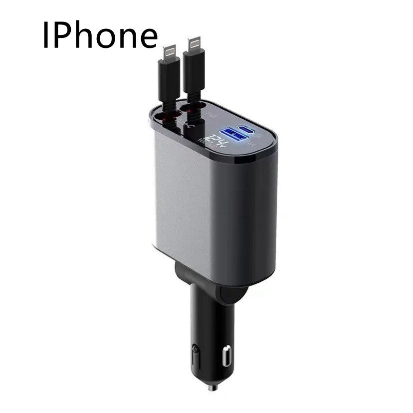 Car Charger – Fast Charging USB & Type-C Adapter for Vehicle