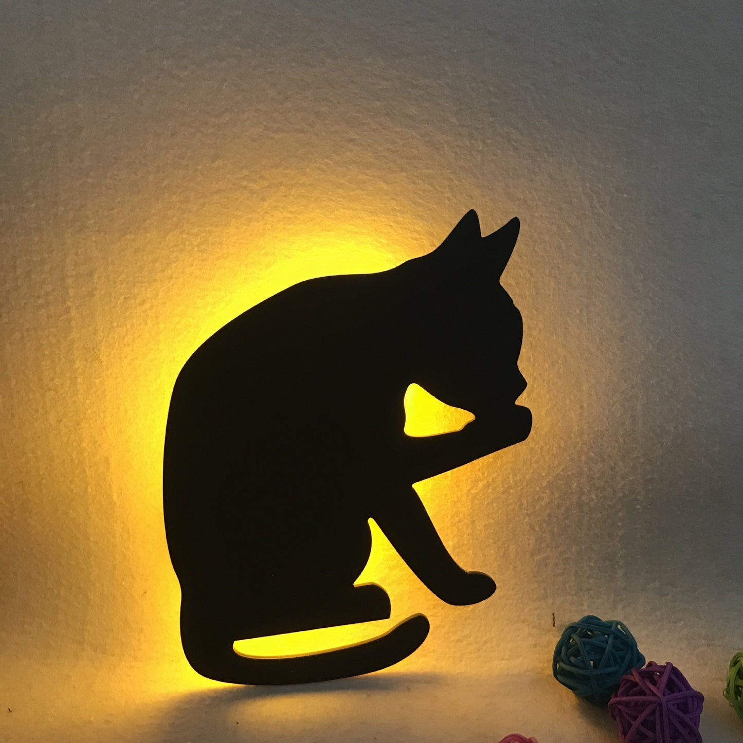 LED Animal Night Light – Dog & Cat Smart Sound Sensor Lamp for Kids & Home
