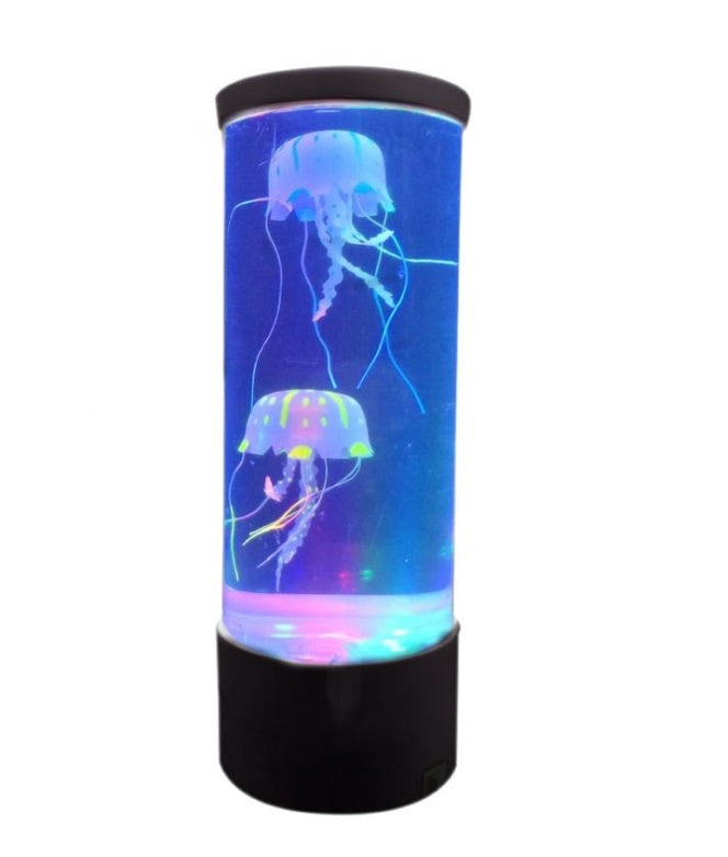 LED Jellyfish Aquarium Lamp – USB-Powered Night Light for Home