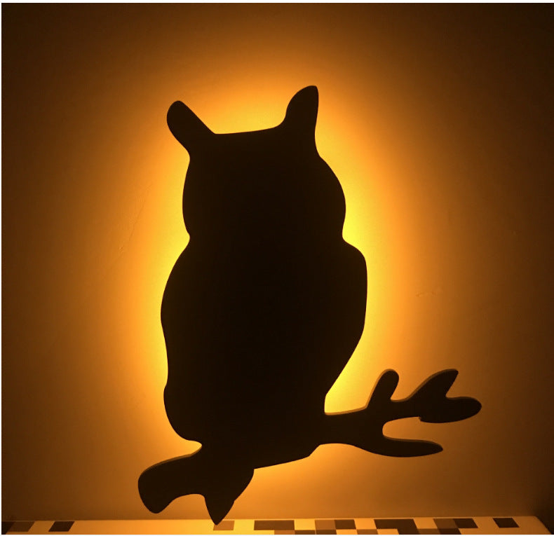LED Animal Night Light – Dog & Cat Smart Sound Sensor Lamp for Kids & Home