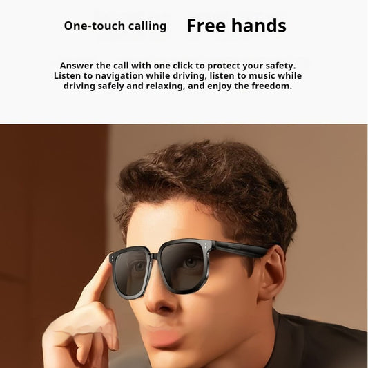 AI Smart Glasses – Bluetooth Audio Sunglasses with Calls