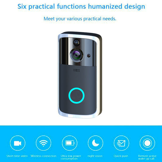 WiFi Video Doorbell Camera – Smart Home Security Doorbell with Motion Detection