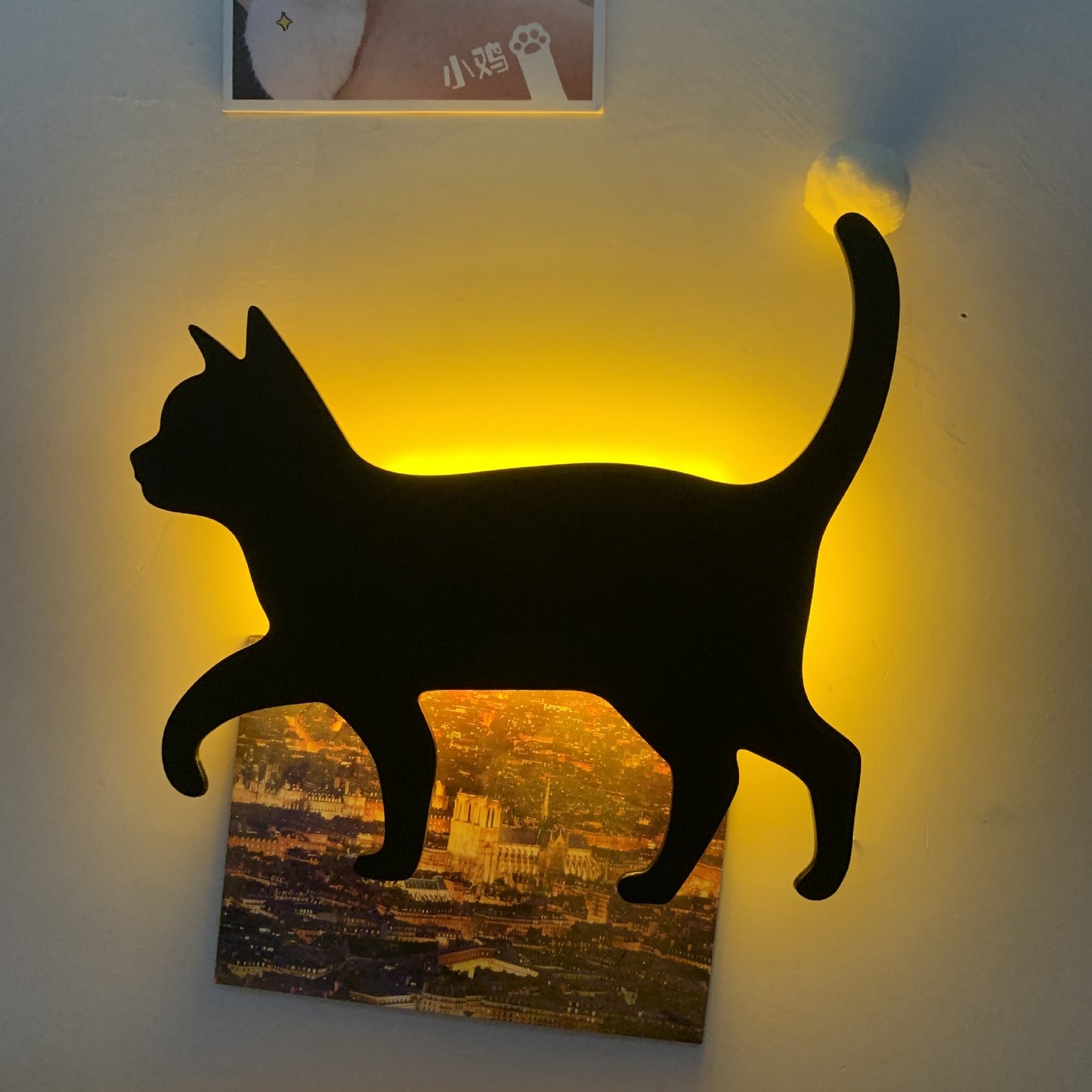 LED Animal Night Light – Dog & Cat Smart Sound Sensor Lamp for Kids & Home