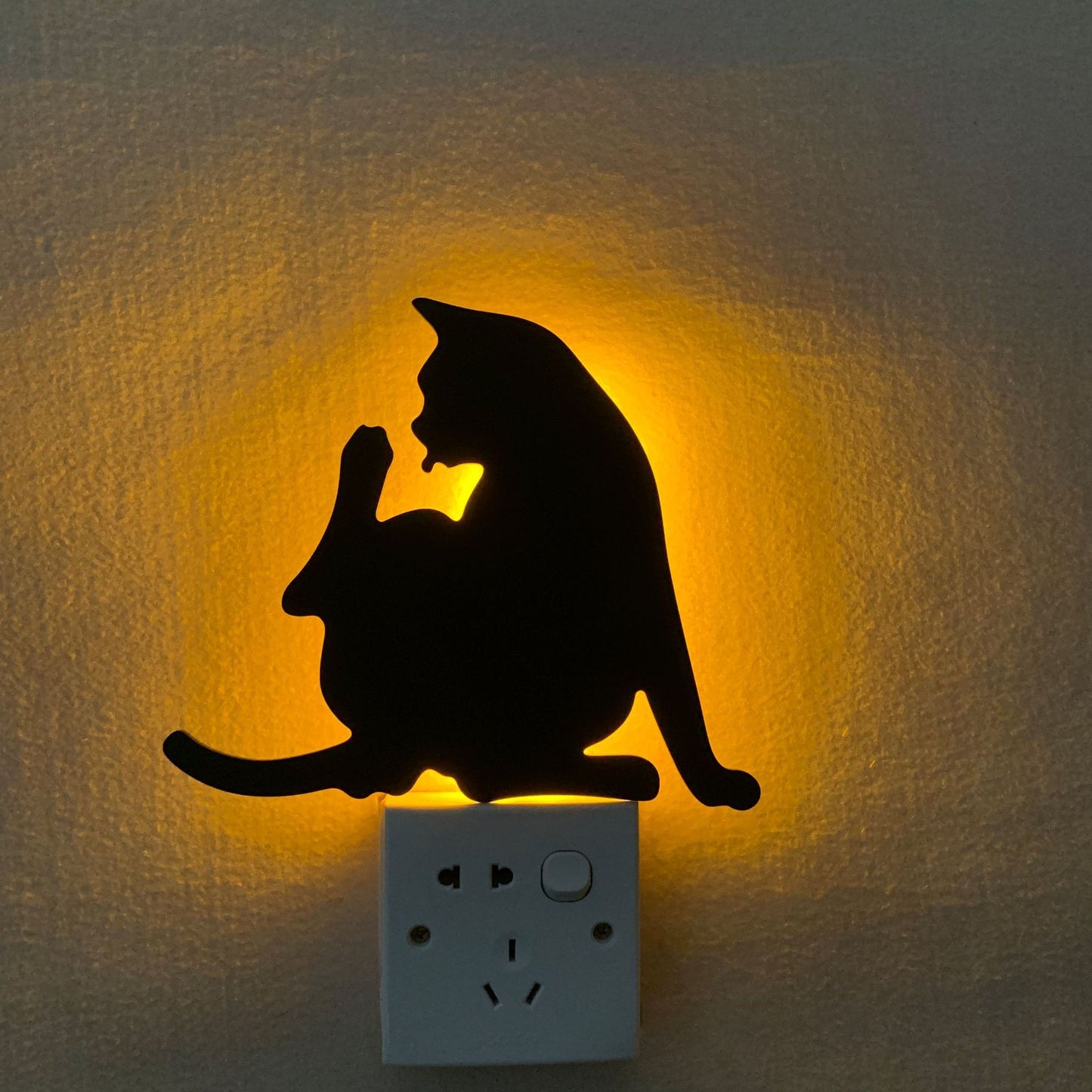 LED Animal Night Light – Dog & Cat Smart Sound Sensor Lamp for Kids & Home