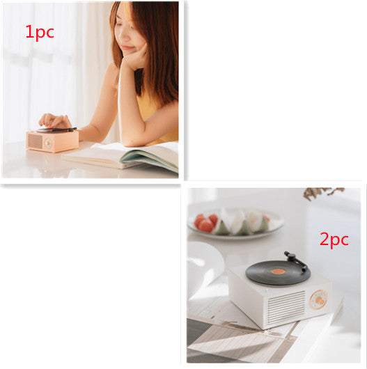 Wireless Mini Retro Phonograph – Portable Bluetooth Speaker