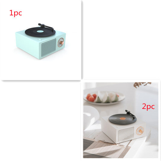 Wireless Mini Retro Phonograph – Portable Bluetooth Speaker