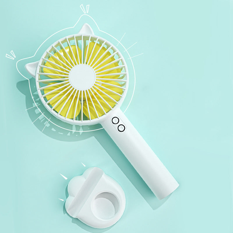 Portable Mini Fan – USB Rechargeable Handheld Fan for Home, Office & Travel