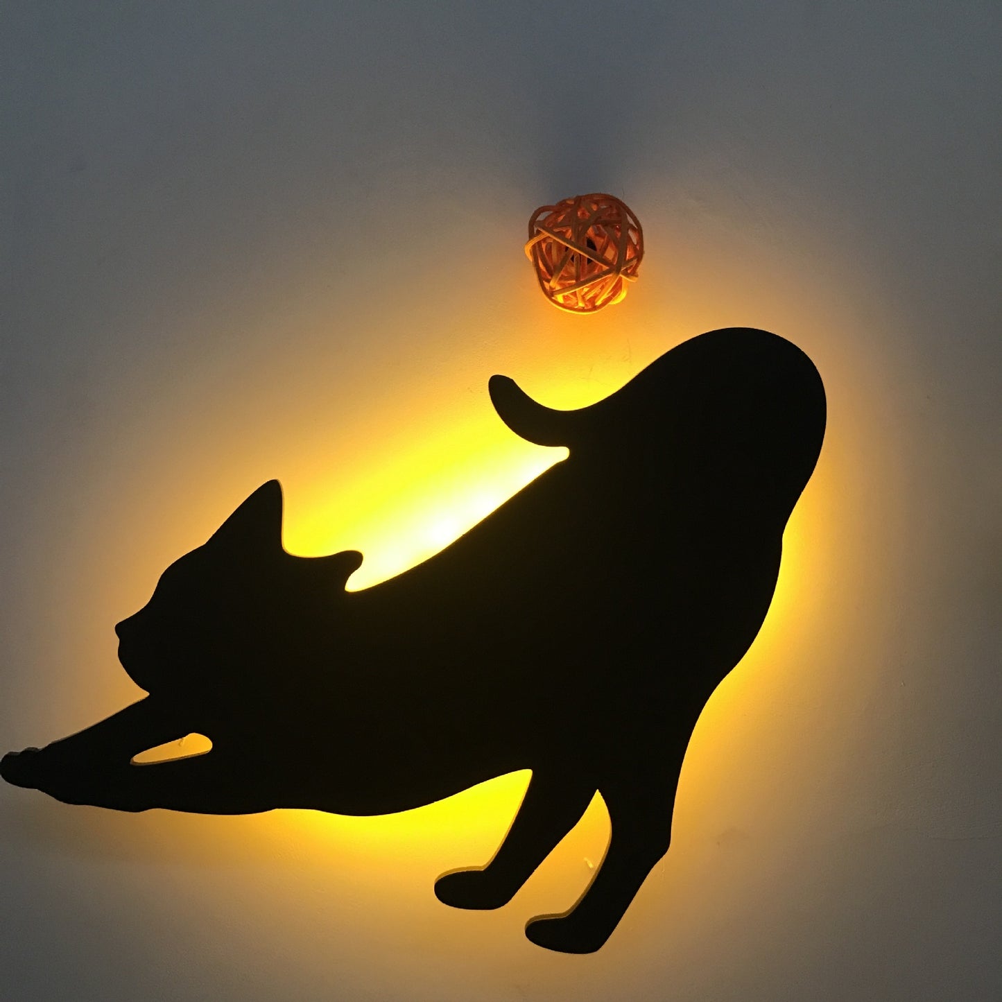LED Animal Night Light – Dog & Cat Smart Sound Sensor Lamp for Kids & Home