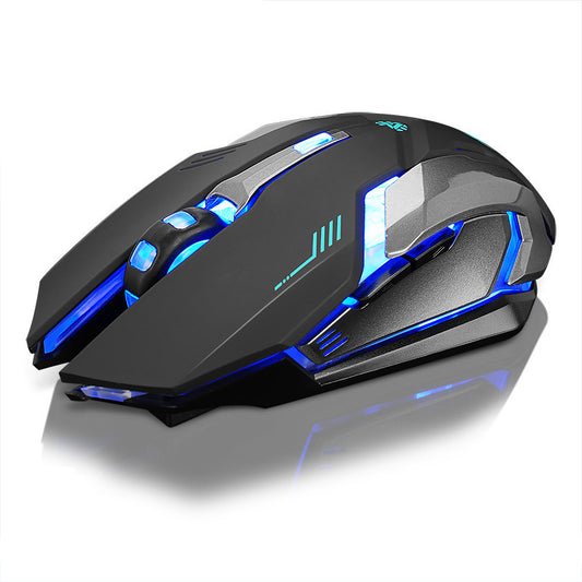 Wireless Rechargeable Mouse – Silent Luminous Gaming Mouse for Laptop & Desktop
