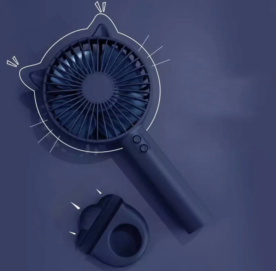 Portable Mini Fan – USB Rechargeable Handheld Fan for Home, Office & Travel