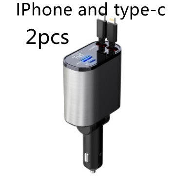 Car Charger – Fast Charging USB & Type-C Adapter for Vehicle