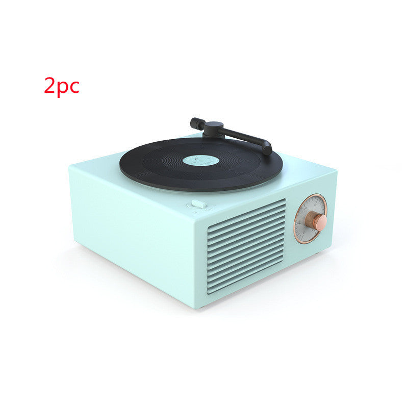 Wireless Mini Retro Phonograph – Portable Bluetooth Speaker