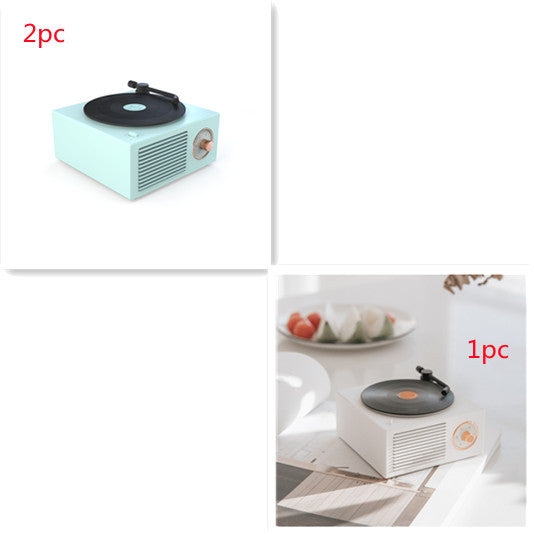 Wireless Mini Retro Phonograph – Portable Bluetooth Speaker