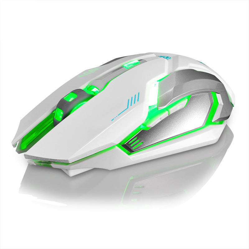 Wireless Rechargeable Mouse – Silent Luminous Gaming Mouse for Laptop & Desktop