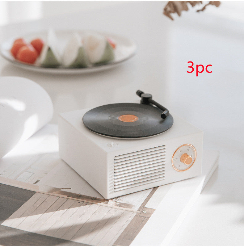 Wireless Mini Retro Phonograph – Portable Bluetooth Speaker