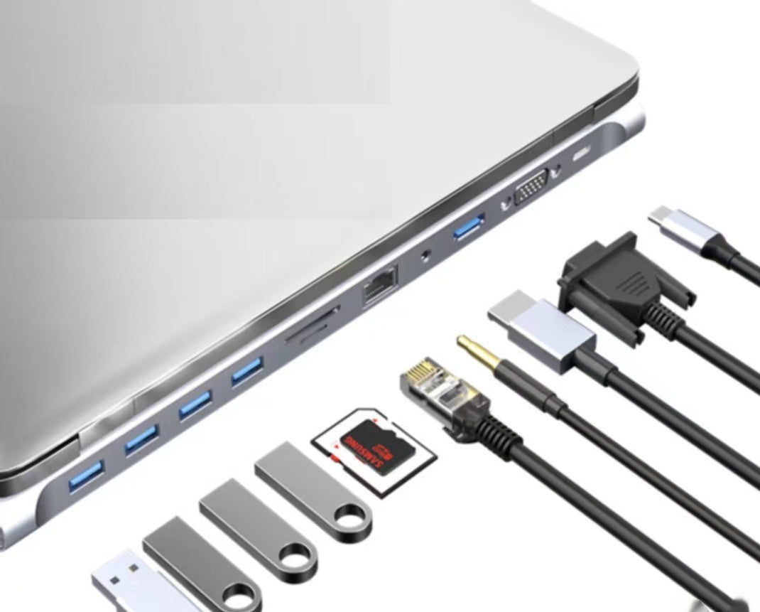 7-in-1 Type-C Expansion Hub – HDMI & USB Multiport Dock for Laptop