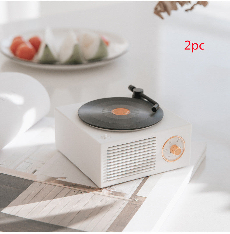Wireless Mini Retro Phonograph – Portable Bluetooth Speaker
