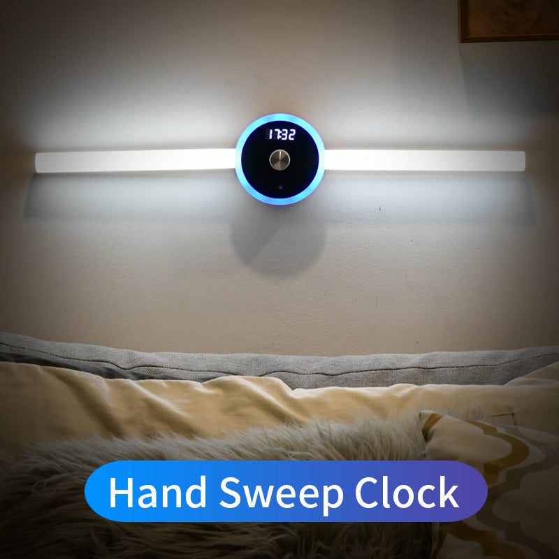 LED Cabinet Light – Motion Sensor Wardrobe Light with Clock & Timer