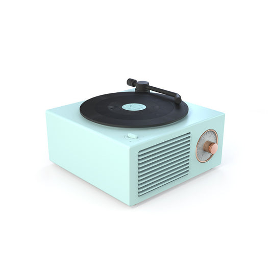 Wireless Mini Retro Phonograph – Portable Bluetooth Speaker