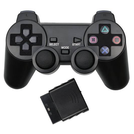 Wireless PS2/PC Controller 2.4G – Universal Gamepad with Snowflake Key Design