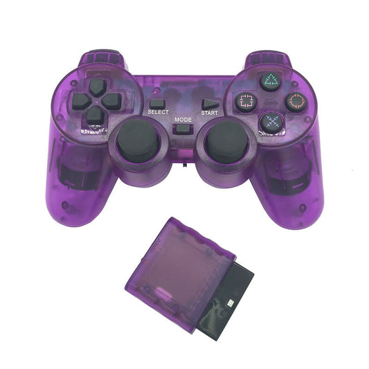 Wireless PS2/PC Controller 2.4G – Universal Gamepad with Snowflake Key Design