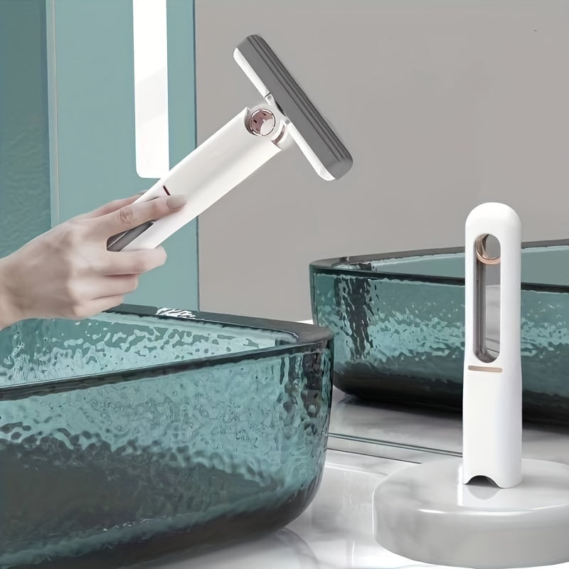 Lazy Hand-Free Mini Mop – Strong Absorbent Cleaner for Kitchen, Desk & Car