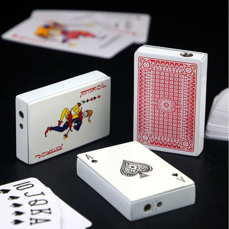 Windproof Metal Poker Card Lighter – Personalized Creative Design