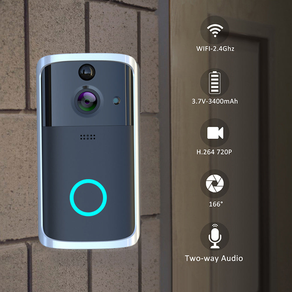 WiFi Video Doorbell Camera – Smart Home Security Doorbell with Motion Detection