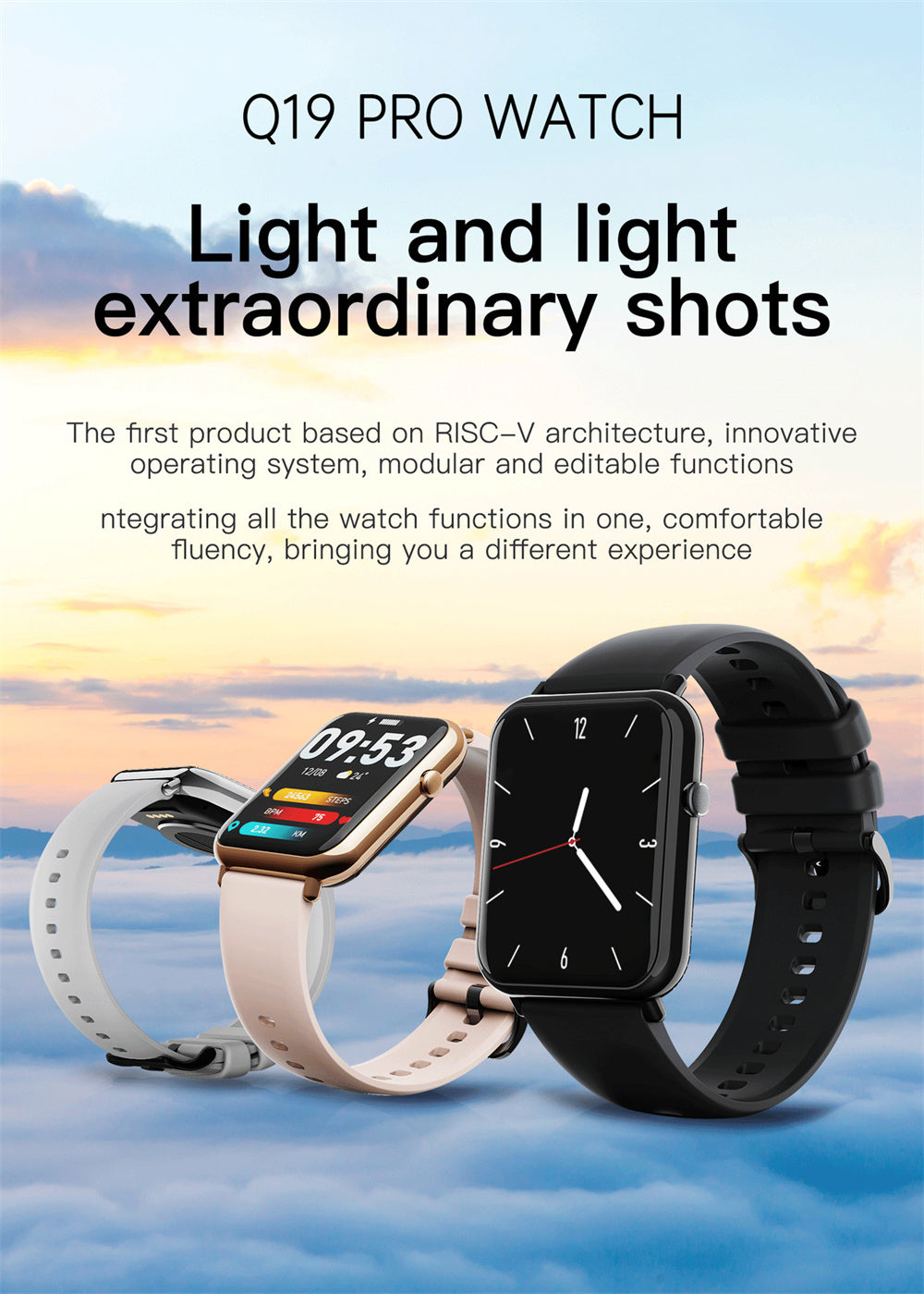 Smart Waterproof Watch – Fitness Tracker with Heart Rate, Step Counter & Sleep Monitor