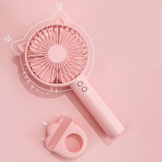 Portable Mini Fan – USB Rechargeable Handheld Fan for Home, Office & Travel
