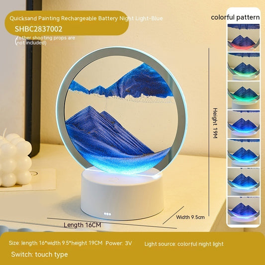 Creative Quicksand Lamp – Decorative LED Lamp for Home & Office