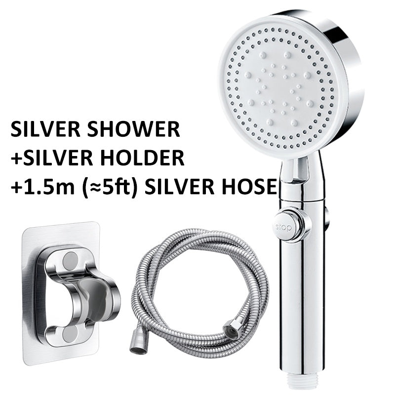 High-Pressure Shower Head – Large Water Output for Home Bath
