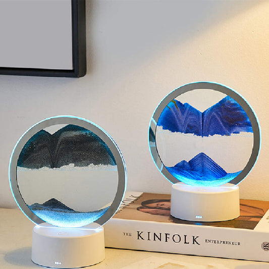 Creative Quicksand Lamp – Decorative LED Lamp for Home & Office