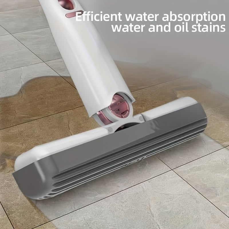 Lazy Hand-Free Mini Mop – Strong Absorbent Cleaner for Kitchen, Desk & Car