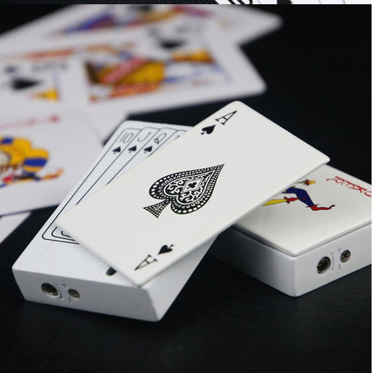 Windproof Metal Poker Card Lighter – Personalized Creative Design