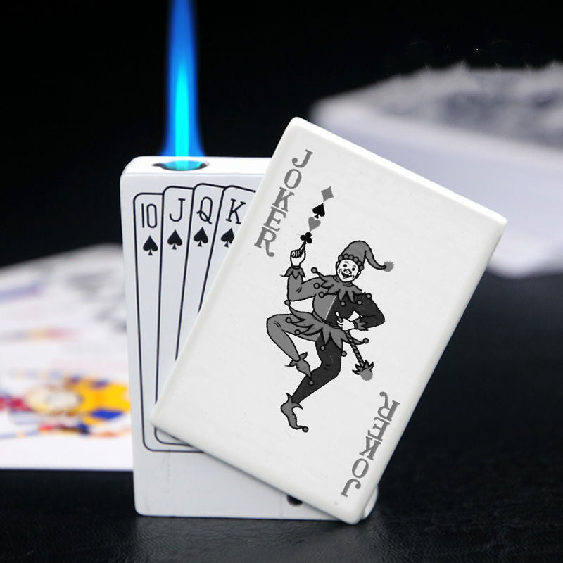 Windproof Metal Poker Card Lighter – Personalized Creative Design