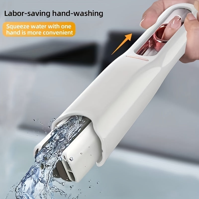 Lazy Hand-Free Mini Mop – Strong Absorbent Cleaner for Kitchen, Desk & Car